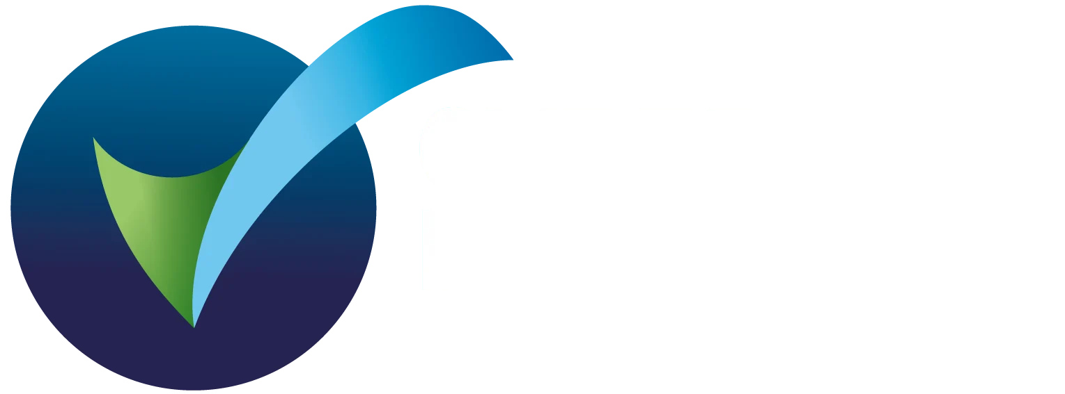 A blue circle with a green tick and a larger blue tick, next to the words CYBER ESSENTIALS in bold white text.